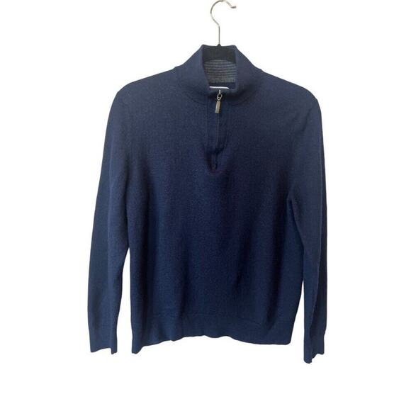 Club Room Sweaters - CLUB ROOM MERIONO WOOL 1/4 ZIP COLLAR WOMENS SWEATER